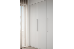 Greep MANOR LONG BA640 L694 alu + zamak mat zwart